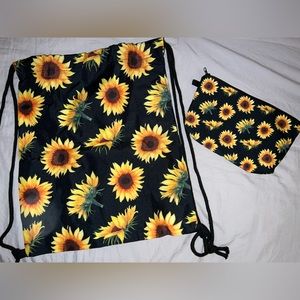 Sunflower Drawstring & bag